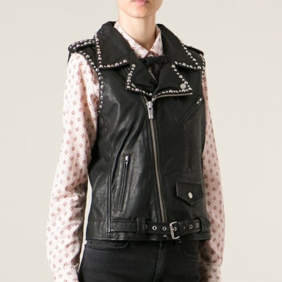 NWT SCOTCH & SODA Sleeveless Biker jacket